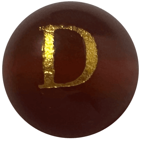 Chữ Onyx đỏ D