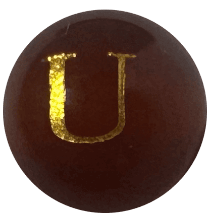 Chữ Onyx đỏ U