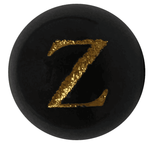 Chữ Onyx đen Z
