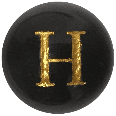 Chữ Onyx đen H