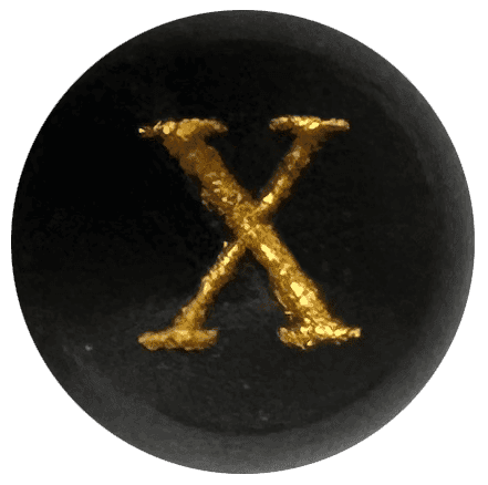 Chữ Onyx đen X