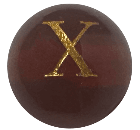 Chữ Onyx đỏ X