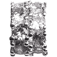 Zirconia lấp lánh hai tầng