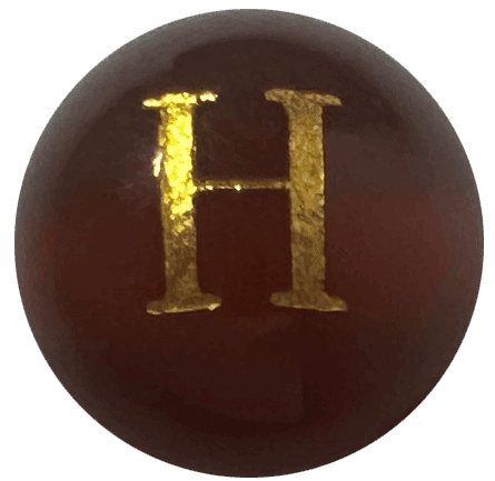 Chữ Onyx đỏ H