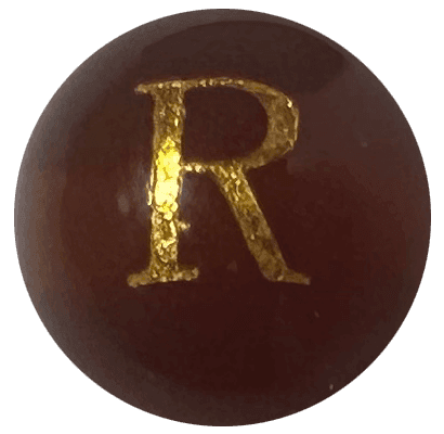 Chữ Onyx đỏ R