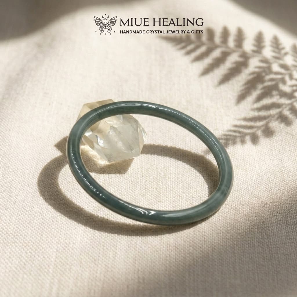 Vòng Bản Lam Ngọc Bản Đũa - Miue.healing