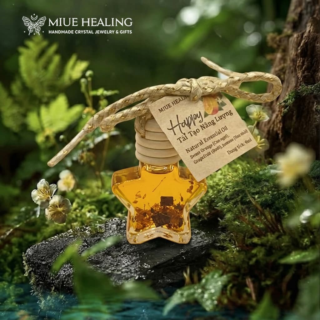 Tinh Dầu Treo Phòng/ Treo Xe / Treo Tủ Quần Áo 10ml - Miue.healing